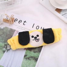 Load image into Gallery viewer, B21 PLUSHIE SELFCARE HEADBANDS💜 - BTS ARMY GIFT SHOP