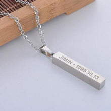 Load image into Gallery viewer, BTS BIAS B-DAY NECKLACE π - BTS ARMY GIFT SHOP