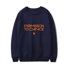 Load image into Gallery viewer, BTS PERMISSION TO DANCE SWEATER 🧡 - BTS ARMY GIFT SHOP