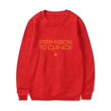 Load image into Gallery viewer, BTS PERMISSION TO DANCE SWEATER 🧡 - BTS ARMY GIFT SHOP