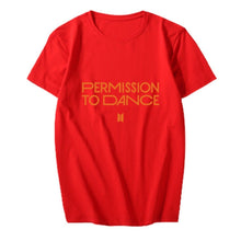 Load image into Gallery viewer, BTS PERMISSION TO DANCE TEE ๐งก - BTS ARMY GIFT SHOP