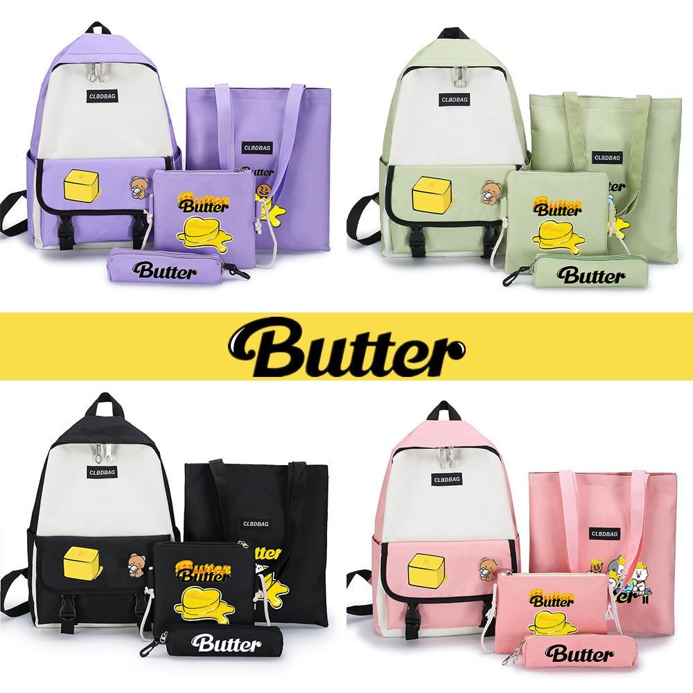 💛BUTTER💛 Backpack Set BTS ARMY GIFT SHOP