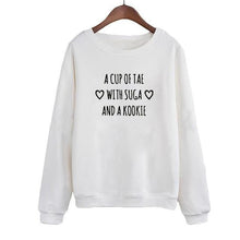 Load image into Gallery viewer, CUP OF TAE SWEATSHIRT💜 - BTS ARMY GIFT SHOP