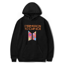 Load image into Gallery viewer, PERMISSION TO DANCE HOODIE🧡 - BTS ARMY GIFT SHOP