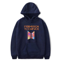 Load image into Gallery viewer, PERMISSION TO DANCE HOODIE🧡 - BTS ARMY GIFT SHOP