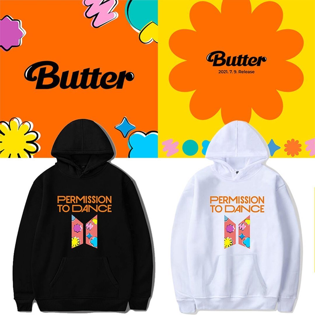 PERMISSION TO DANCE HOODIE🧡 - BTS ARMY GIFT SHOP PERMISSION TO DANCE HOODIE🧡 - BTS ARMY GIFT SHOP