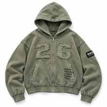 Load image into Gallery viewer, ARIRANG '26 EURO ZIP-UP HOODIE 🖤

