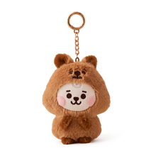 Load image into Gallery viewer, BT21 animal costume plushie keyring 💜
