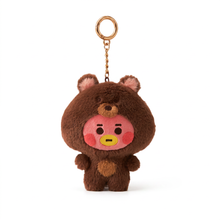Load image into Gallery viewer, BT21 animal costume plushie keyring 💜
