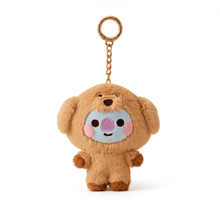 Load image into Gallery viewer, BT21 animal costume plushie keyring 💜
