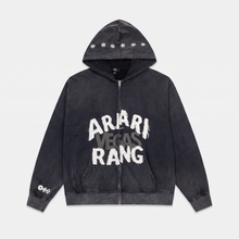 Load image into Gallery viewer, ARIRANG Vegas Dark Washed Zip-Up Hoodie ⭐
