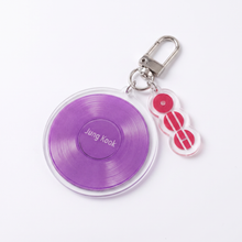 Load image into Gallery viewer, ARIRANG Bias Vinyl Keychain 💜
