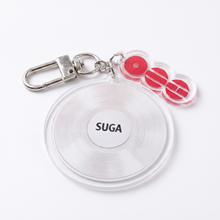 Load image into Gallery viewer, ARIRANG Bias Vinyl Keychain 💜
