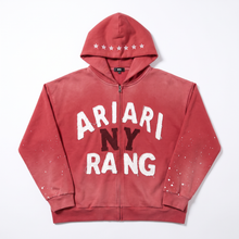 Load image into Gallery viewer, ARIRANG NY Red Zip-Up Hoodie ❤️
