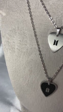 Load and play video in Gallery viewer, BTS - SUGA Silver Guitar Pick Necklace 😍🫰

