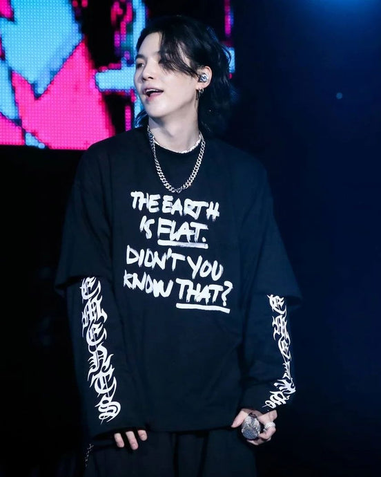 Agust-D Flat Earth Tee🌎💫 - BTS ARMY GIFT SHOP