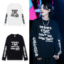 Load image into Gallery viewer, Agust-D The Earth Is Flat Long Sleeve Shirt - BTS ARMY GIFT SHOP
