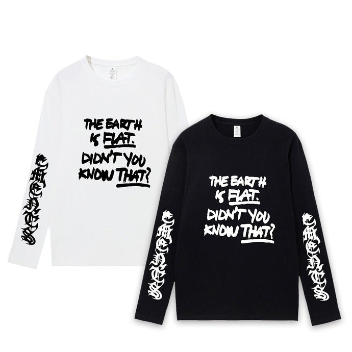 Agust-D The Earth Is Flat Long Sleeve Shirt - BTS ARMY GIFT SHOP