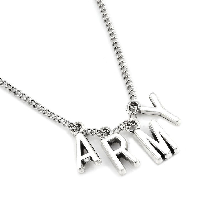 ARMY Pendant Necklace💜 - BTS ARMY GIFT SHOP