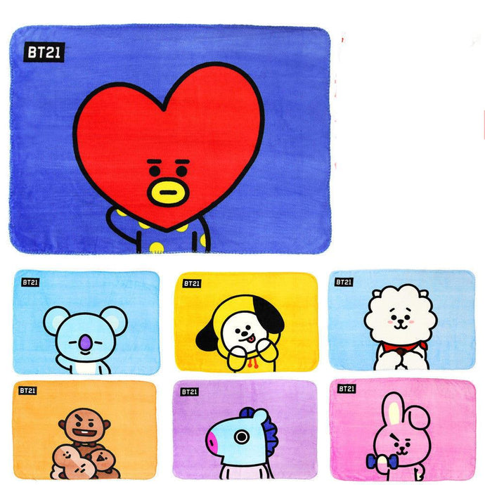 B21 PLUSHIE BLANKIE 💜 - BTS ARMY GIFT SHOP