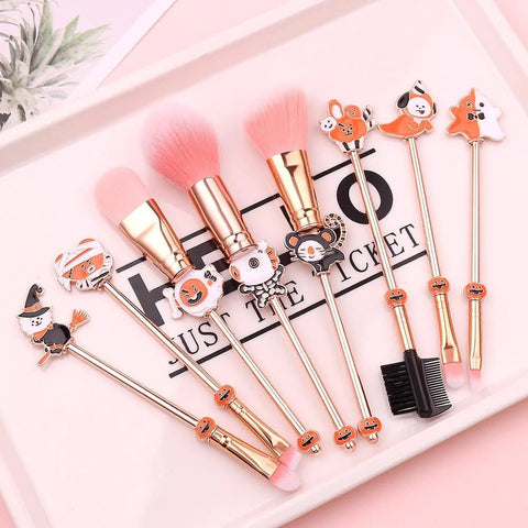 BT21 HALLOWEEN MAKEUP BRUSH SET 🧡 - BTS ARMY GIFT SHOP