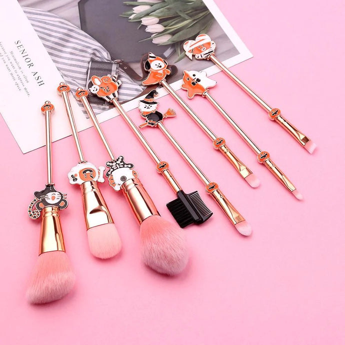 BT21 HALLOWEEN MAKEUP BRUSH SET 🧡 - BTS ARMY GIFT SHOP