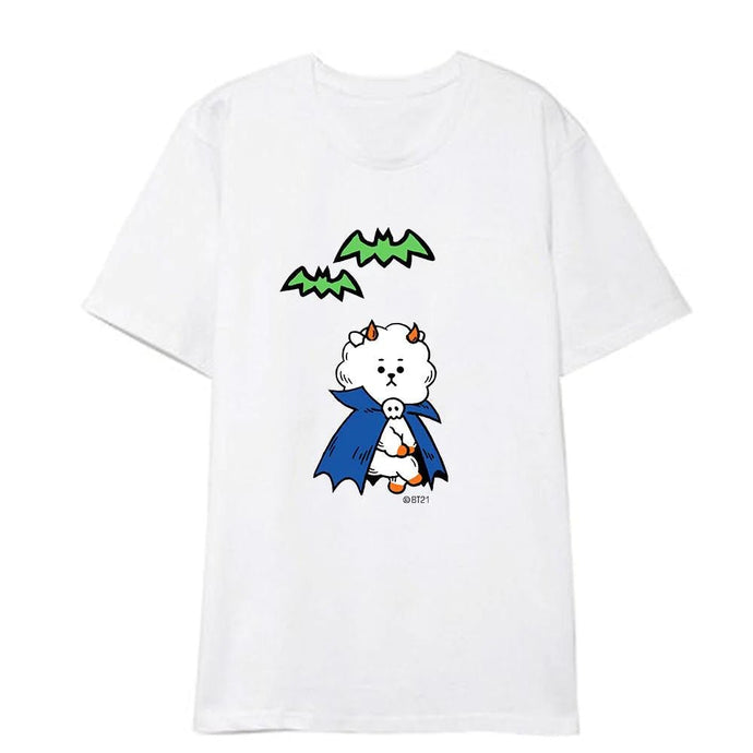 BT21 HALLOWEEN TEE 🧡 - BTS ARMY GIFT SHOP