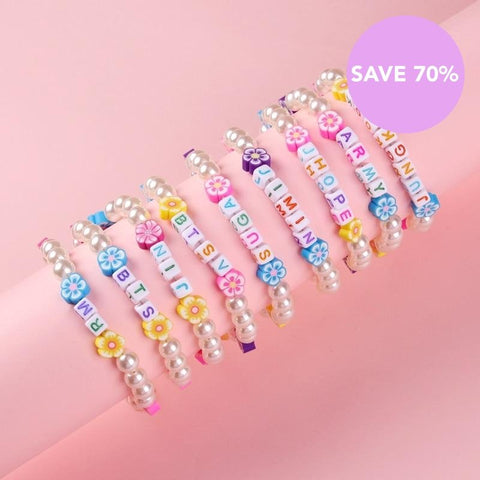 BTS Beaded Pearl Bracelet💜 - BTS ARMY GIFT SHOP