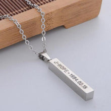 Load image into Gallery viewer, BTS BIAS B-DAY NECKLACE 💜 - BTS ARMY GIFT SHOP

