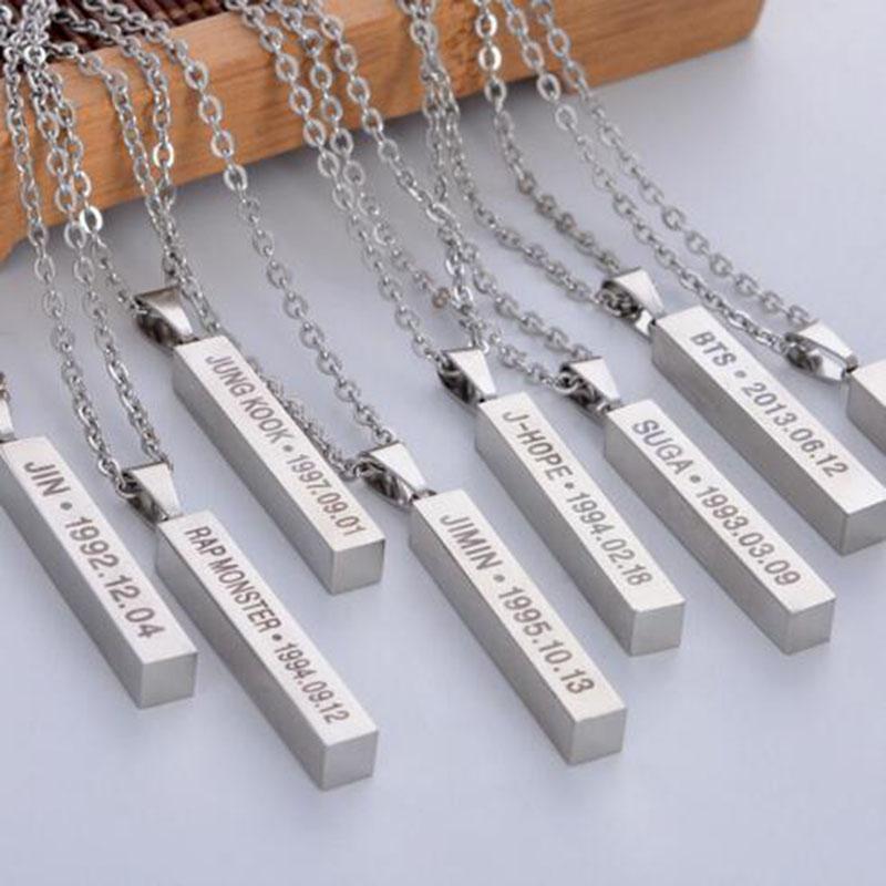 BTS BIAS B-DAY NECKLACE 💜 - BTS ARMY GIFT SHOP