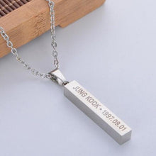 Load image into Gallery viewer, BTS BIAS B-DAY NECKLACE 💜 - BTS ARMY GIFT SHOP
