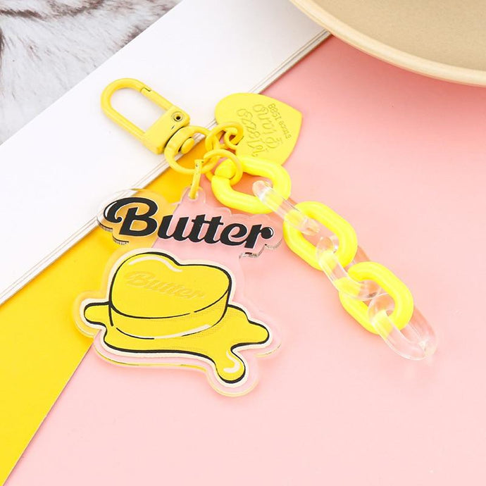 BTS 💛BUTTER💛 Keychain - BTS ARMY GIFT SHOP