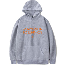 Load image into Gallery viewer, BTS PERMISSION TO DANCE HOODIE 🧡 - BTS ARMY GIFT SHOP
