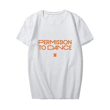 Load image into Gallery viewer, BTS PERMISSION TO DANCE TEE 🧡 - BTS ARMY GIFT SHOP

