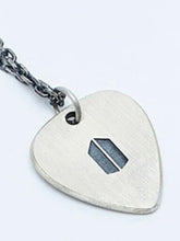 Load image into Gallery viewer, BTS - SUGA Silver Guitar Pick Necklace 😍🫰 - BTS ARMY GIFT SHOP
