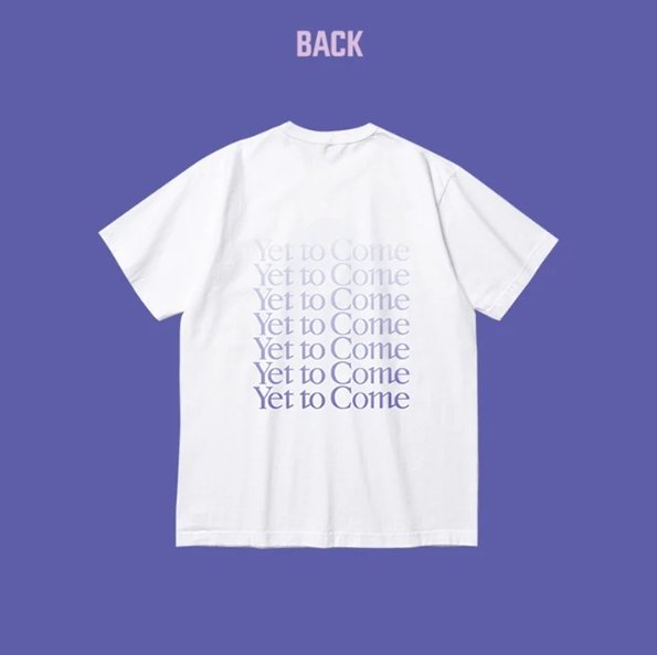 M サイズ　yet to come in busan Tシャツ　bts釜山コン BTS - YET TO COME IN BUSAN TEE💜 - BTS ARMY GIFT SHOP