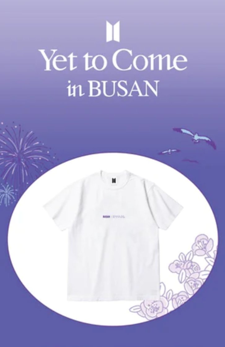 BTS yet to come on BUSAN　釜山 Tシャツ BTS - YET TO COME IN BUSAN TEE💜 - BTS ARMY GIFT SHOP