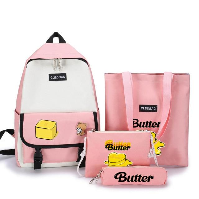 💛BUTTER💛 Backpack Set - BTS ARMY GIFT SHOP