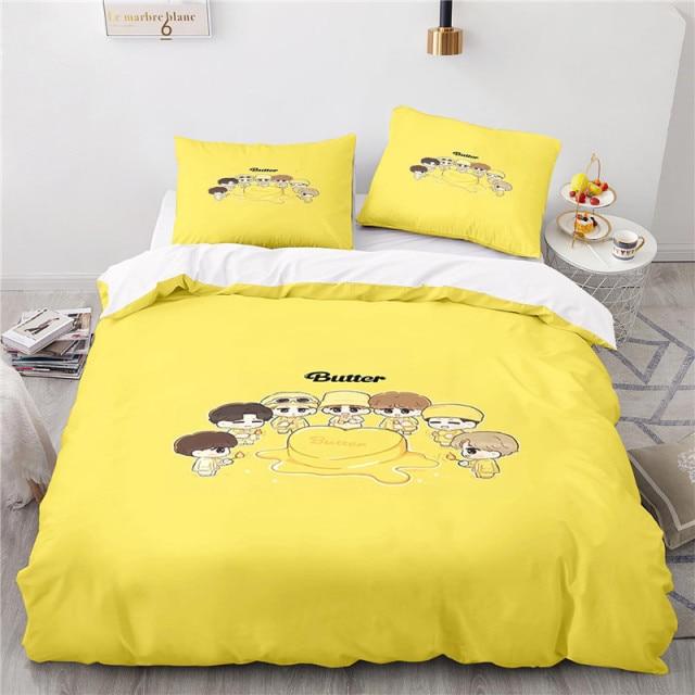 💛BUTTER💛 BTS Bedsheets - BTS ARMY GIFT SHOP