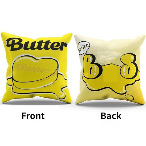 💛BUTTER💛 double-sided Pillow - BTS ARMY GIFT SHOP