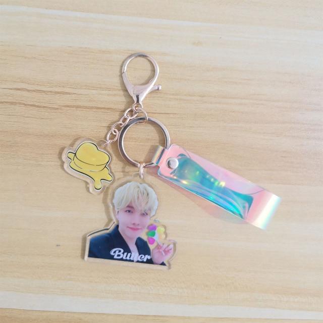 💛BUTTER💛 Holographic Keychain - BTS ARMY GIFT SHOP