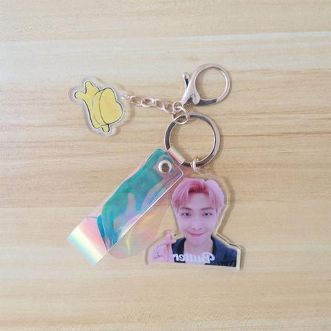 💛BUTTER💛 Holographic Keychain - BTS ARMY GIFT SHOP