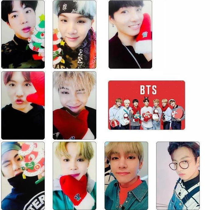 CHRISTMAS GREETINGS PHOTOCARDS - BTS ARMY GIFT SHOP