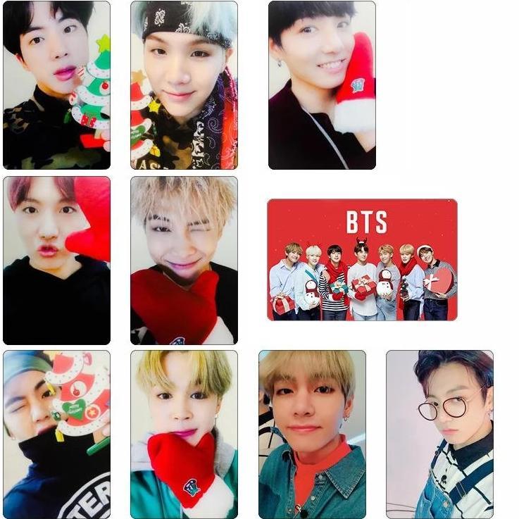 CHRISTMAS GREETINGS PHOTOCARDS - BTS ARMY GIFT SHOP