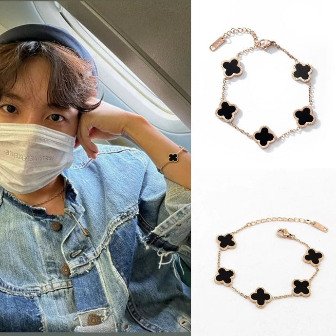 J Hope four-leaf clover bracelet💜 - BTS ARMY GIFT SHOP