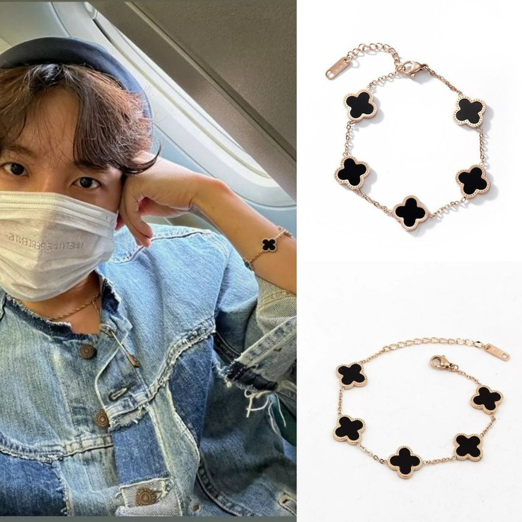 J Hope four-leaf clover bracelet💜 - BTS ARMY GIFT SHOP