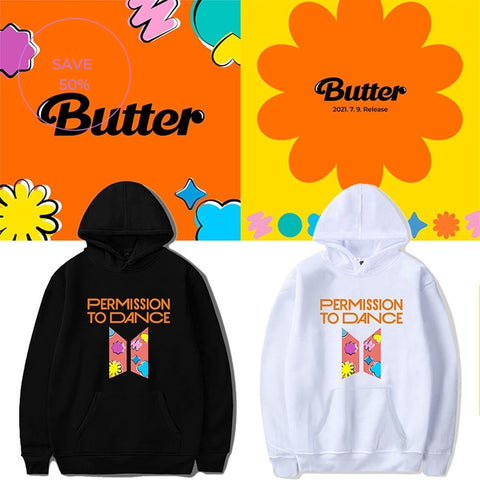 PERMISSION TO DANCE HOODIE🧡 - BTS ARMY GIFT SHOP