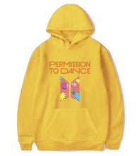 Load image into Gallery viewer, PERMISSION TO DANCE HOODIE🧡 - BTS ARMY GIFT SHOP
