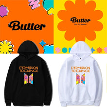 Load image into Gallery viewer, PERMISSION TO DANCE HOODIE🧡 - BTS ARMY GIFT SHOP
