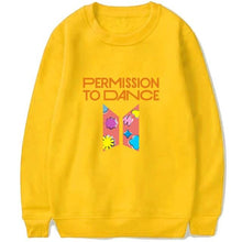 Load image into Gallery viewer, PERMISSION TO DANCE SWEATER🧡 - BTS ARMY GIFT SHOP
